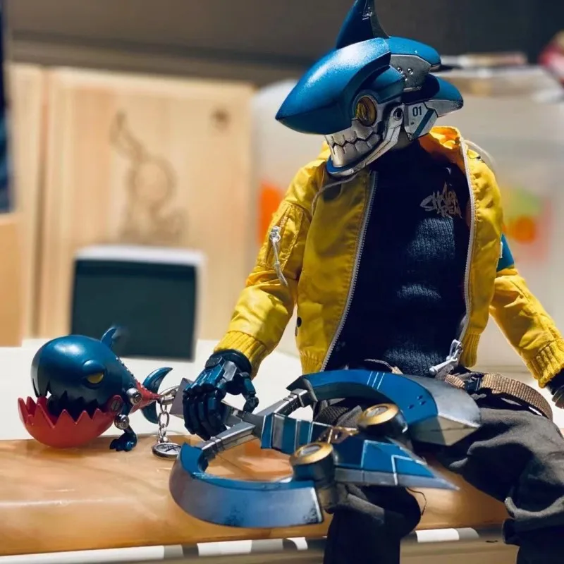 1/6 Giocattoli Da Collezione Diavolo Scala Sea Guardian Sharko & Remi Ocean King Shark Soldier Action Figure Body Set Completo Per I Fan