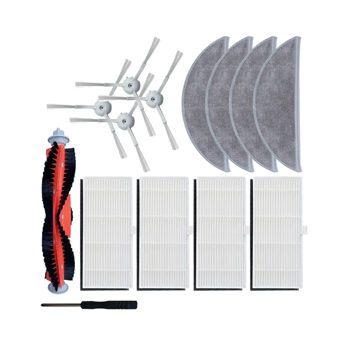 Per Xiaomi Lydsto R1 / R1A / R1 Pro / S1 Robot Aspirapolvere Spazzola Laterale Principale Filtro Hepa Mop Panno Pezzi Di Ricambio