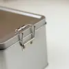 New Metal Rectangular Iron Box Old-fashioned with Lid Cake Packaging Box Durable Storage Box Candy Box 4