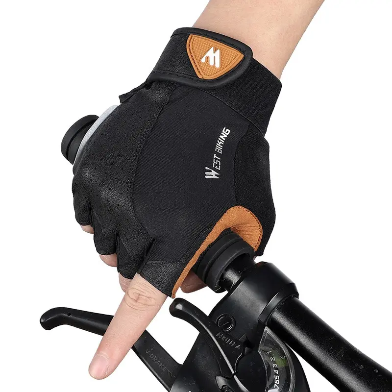WEST BIKING Sports Cycling Gloves Half Finger Men Women MTB Bike Gloves Running Fitness Gym Riding Motorcycle Bicycle Gloves 2