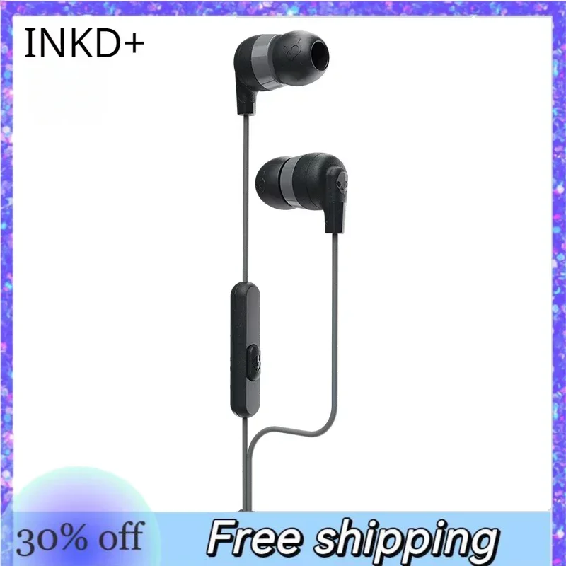 

INKD+ Wired Headset High-quality Stereo Sound Isolation with Microphone Voice Call Wire-controlled Mobile Phone Headset