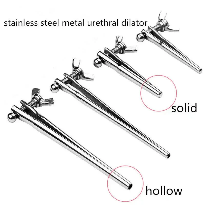 Penis Sex Toys Adjustable Size Urethral Dilator Slave BDSM Penis Plug Insert Sounding Rods Urethra Plug Sex Toys Men Masturbation Goods