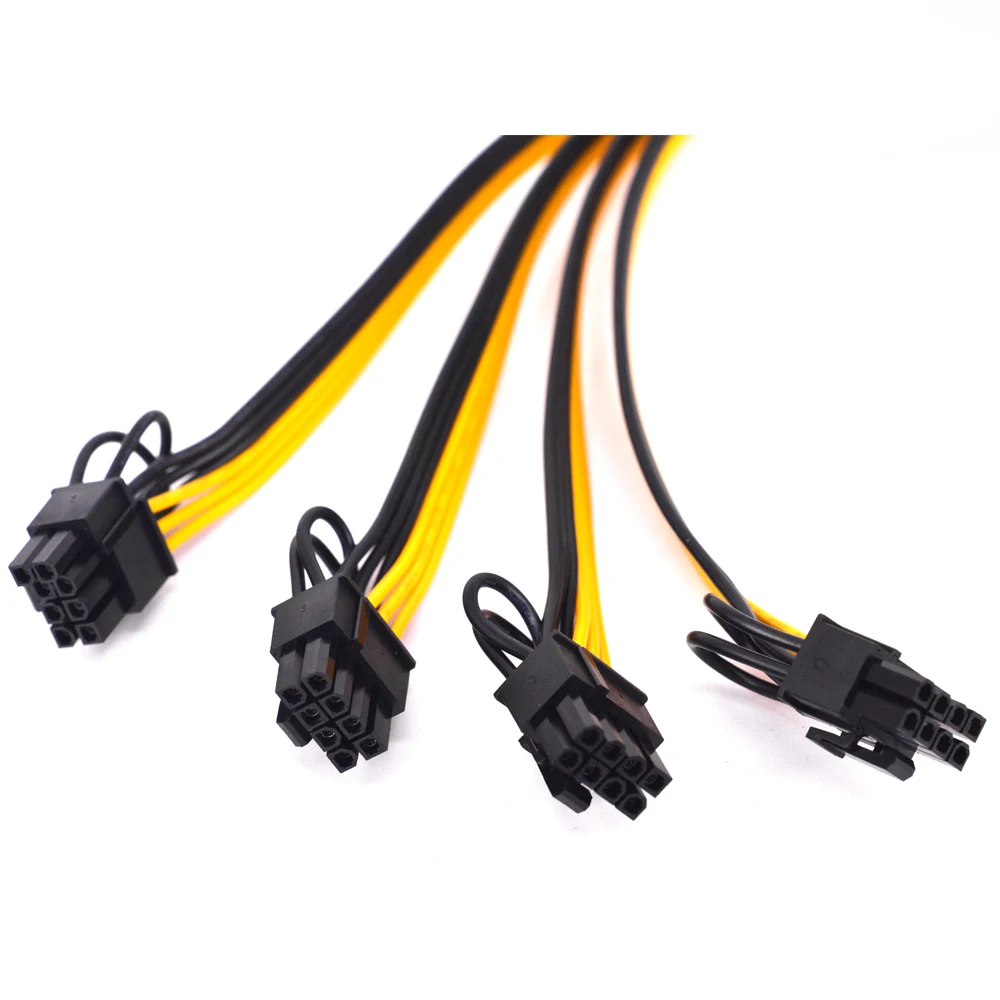 PCIe GPU 8pin 1 to 4 Way 6+2Pin Female to Male Extension Cable - Graphics Card Power Supply Port Multiplier Description Image.This Product Can Be Found With The Tag Names Automotive, Beauty Health, Computers Electronics, Fashion, Home Garden, Online shopping, Phones Accessories, Toys Sports, Weddings Events
