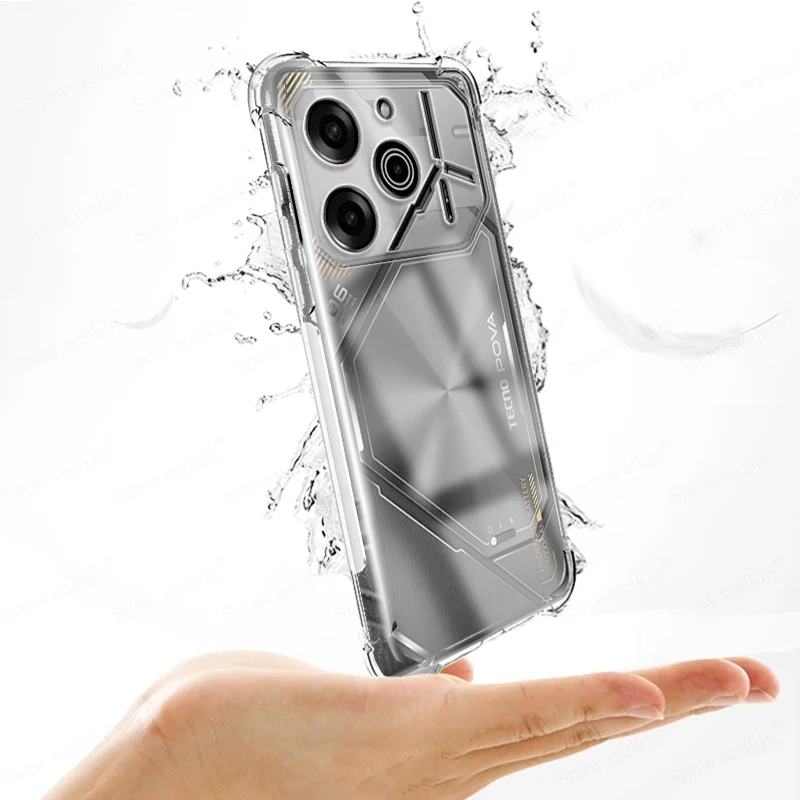 Enhanced Airbags Buffer Full Protection Clear Soft TPU Shockproof Back Case Cover