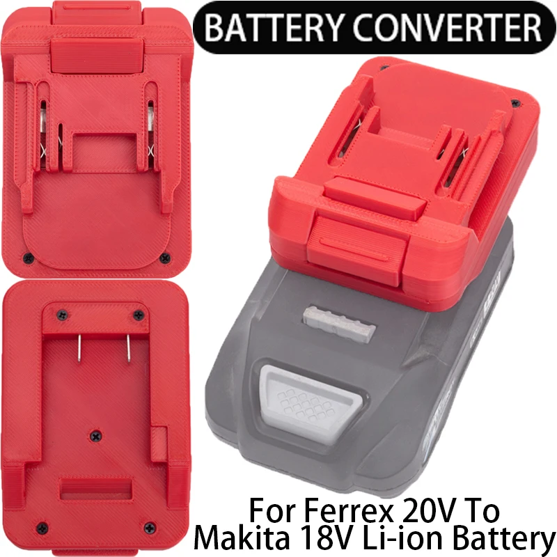 Adattatore Batteria Per Makita 18V Li-Ion Tools Converte In Ferrex 20V Adattatore Batteria Agli Ioni Di Litio Accessorio Per Utensili Elettrici