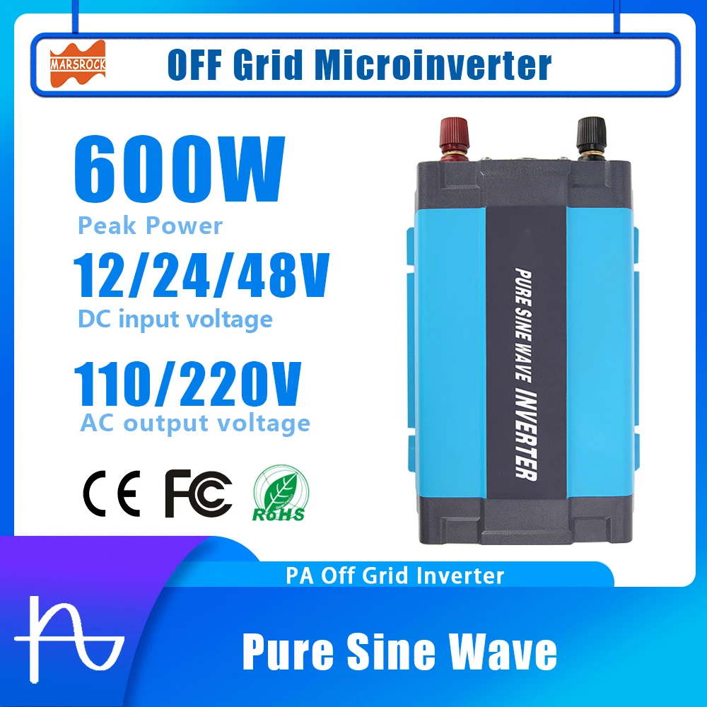 

Inverter Pure Sine Wave 600W 300W DC 12V 24V 36V To AC 110V 220V 240V Car Power Inverter Adapter Converter 5V 1A USB Universal