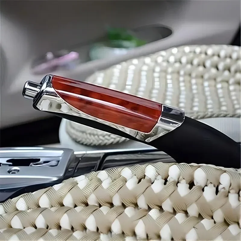 Universal Car Handbrake Cover Carbon Fiber Auto Handbrake Grips Protector Interior Hand Brake Decoration Accessories