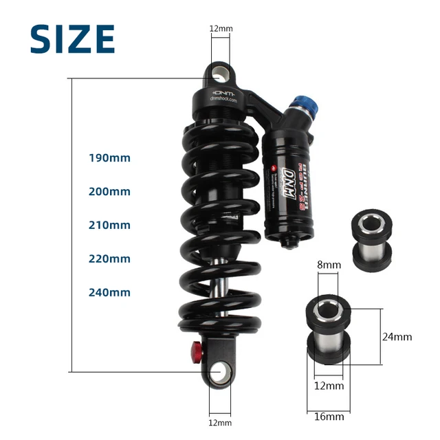 DNM RCP-2S: 산악 자전거를 위한 극한 흡진 리어 쇼크