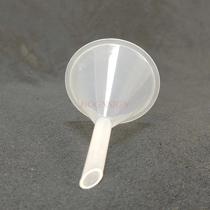플라스틱 깔때기 60mm 직경 삼각 깔때기 원뿔형 깔때기 화학 기구 화학 실험 장비