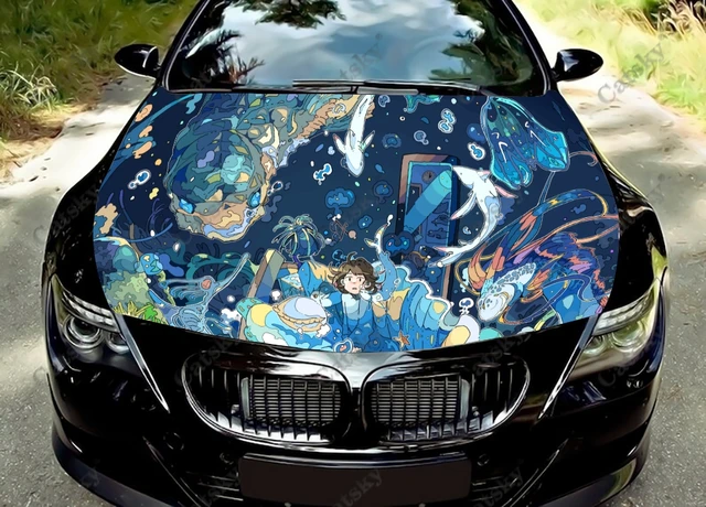 Kamisama beijo anime japonês carro capa de vinil adesivos envoltório filme  de vinil capa do motor decalques adesivo carro acessórios - AliExpress