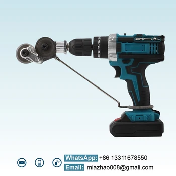 Drill Attachment Metal Nibbler Sheet Metal Cutter – Heavy‑Duty Electric Shear 360° Pivoting Head Universal Burr‑Free DIY Tool 6