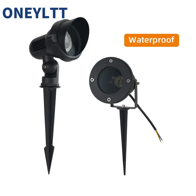 IP65 Outdoor Garden GU10 MR16 220V 110V LED Lawn Spike Light Pond Path Landscape Spot Light Bulbs lawn lamp garden lighting