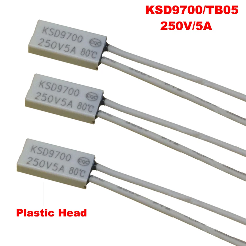 

Термостат KSD9700/TB05, 100 в, 5 А, 90 95, 105 градусов Цельсия