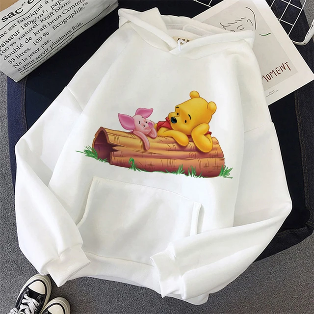Winnie Pooh Hooded Pullover Top Women | Winnie Pooh Sweatshirt Womens -  Disney Hoodie - Aliexpress