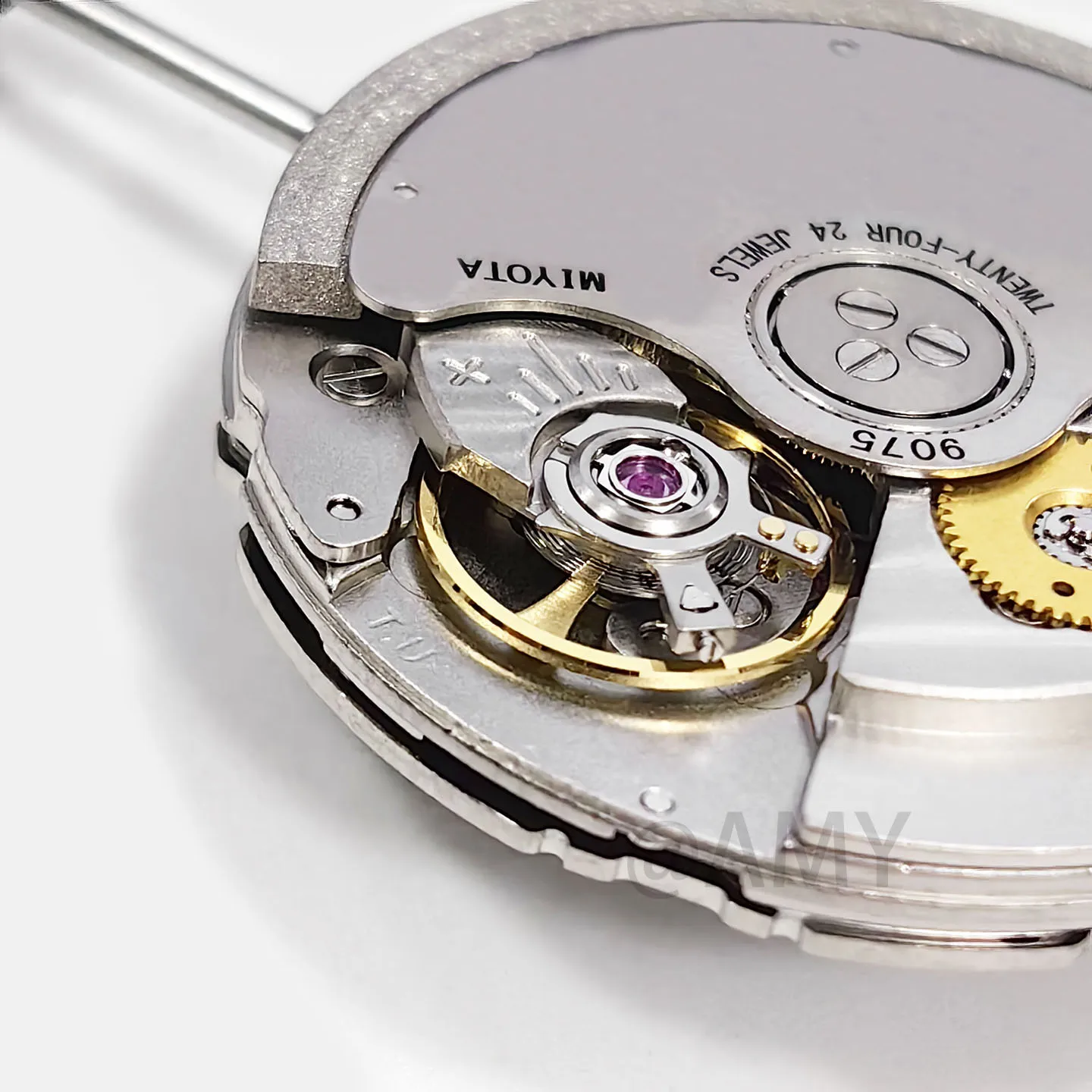 Japan Miyota 9075 GMT Four Hand Movement Automatic Replace Mechanism 24 ...