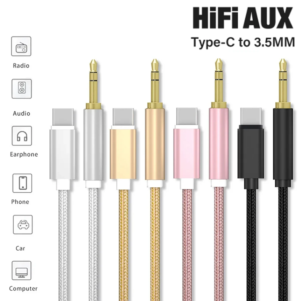 อะแดปเตอร์ USB-C 3.5มม. หูฟัง-ลำโพง คุณภาพดี