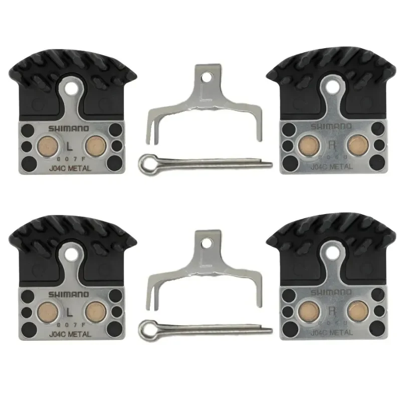 SHIMANO J02A J04C MTB Bicycle Resin Metal Disc Brake Pad Ice Tech Cooling Fin For M9000 M987 M985 M8000 M785 M675 M666 M615 S700