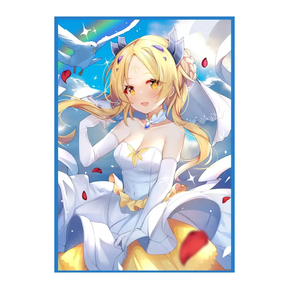 

60 шт. 63x90 мм Yu-Gi-Oh голографическая искусственная иллюстрация аниме протектор королевская ведьма карточные рукава для YGO настольных игр