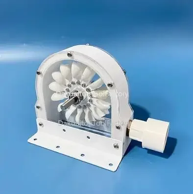 

High Efficiency Water Turbine Impact Water Wheel Bucket Wheel Multi-purpose DIY Water Generator