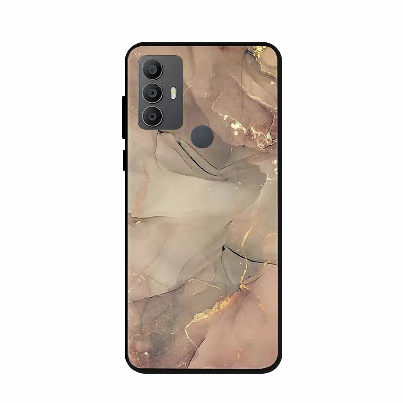 Elegant Marble Silicone Shockproof Phone Case - Soft, Durable Protection