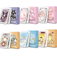 Sanrio Kuromi Playing Card Cute Cartoon Anime Cartoon Kawaii Print Playing Card Entertainment Card Toys for Boys and girls Gifts 1