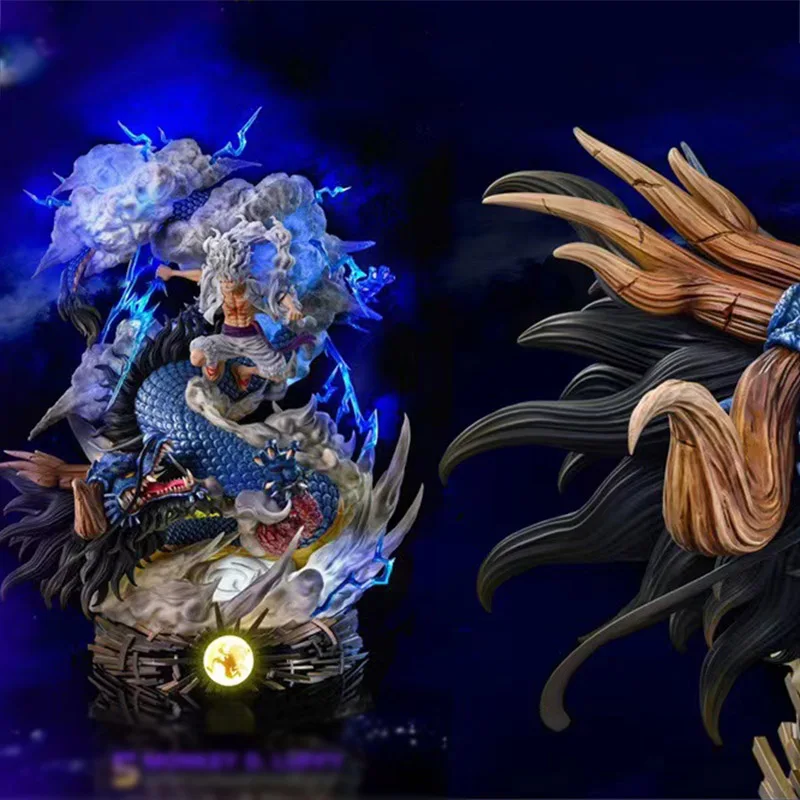 One Piece Action Figures - 60cm Dragon Kaido vs Gear 5 Nika Luffy PVC Model Figure 12 - One Piece Store Sb41d2f6eff464d7b8fb1dc6566d42544J - One Piece Store