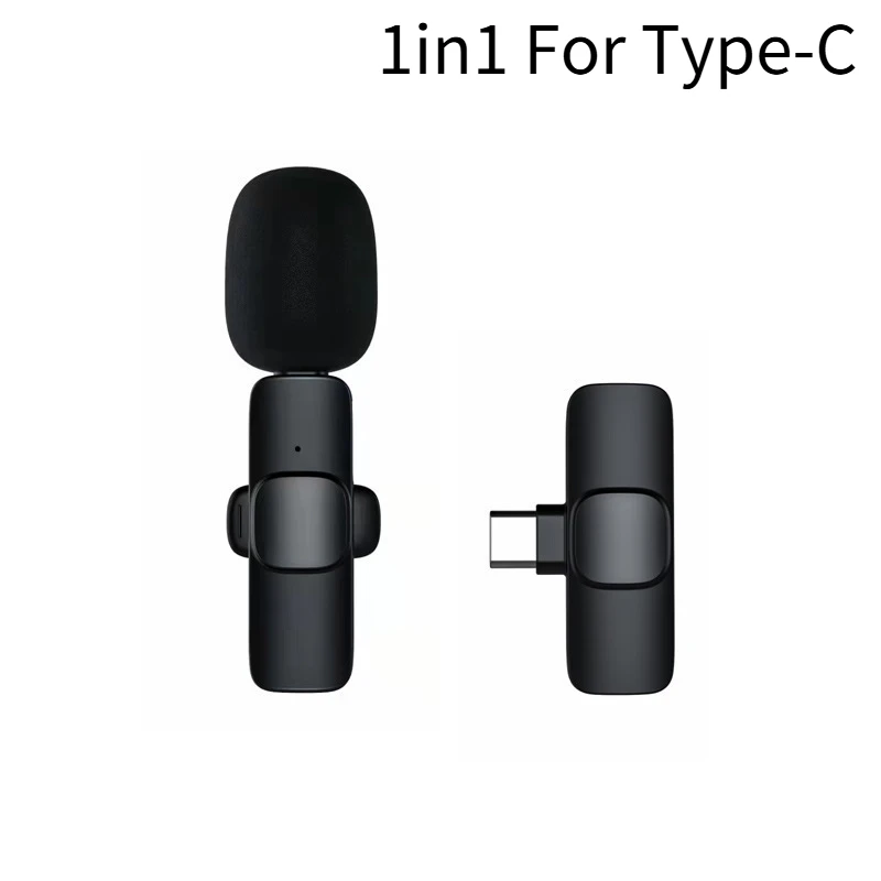 Micrófono de solapa Lavalier inalámbrico, micrófono profesional para iPhone, Android, teléfono móvil, PC, amarre, ojal, Micro micrófono