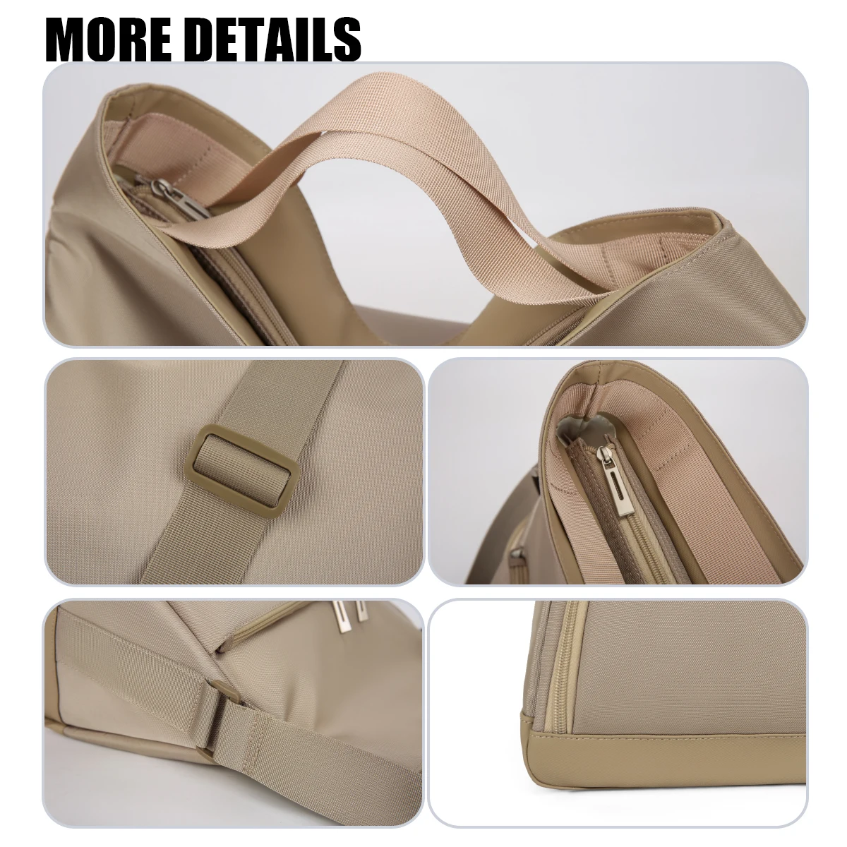 Canvas Bag for Women, Large Capacity Storage Travel Bag, Versatile Crossbody Bag, Casual Tote Bag, College Student Shoulder Bag, Gym Bag