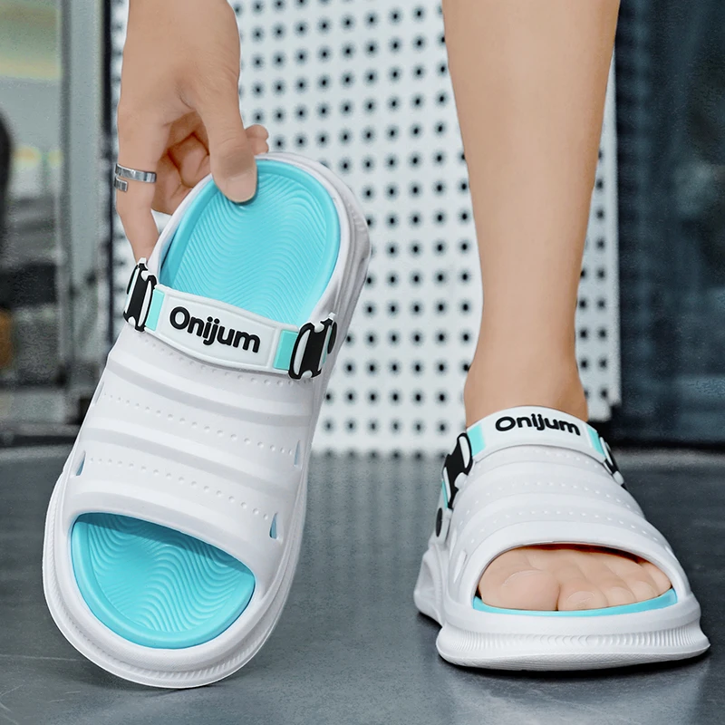 شباشب رجالية صيفية جديدة 2026، صنادل متعددة الاستخدامات، نعل ناعم من مادة EVA، أحذية للرجال والنساء للاستخدام الداخلي والخارجي والمشي والشاطئ