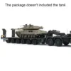 1/14 RC Hydraulic Metal Semi Trailer for Elefant FAUN SLT-56 Tank Transporter Model Remote Control Vehicle Warning Lights Toy 3