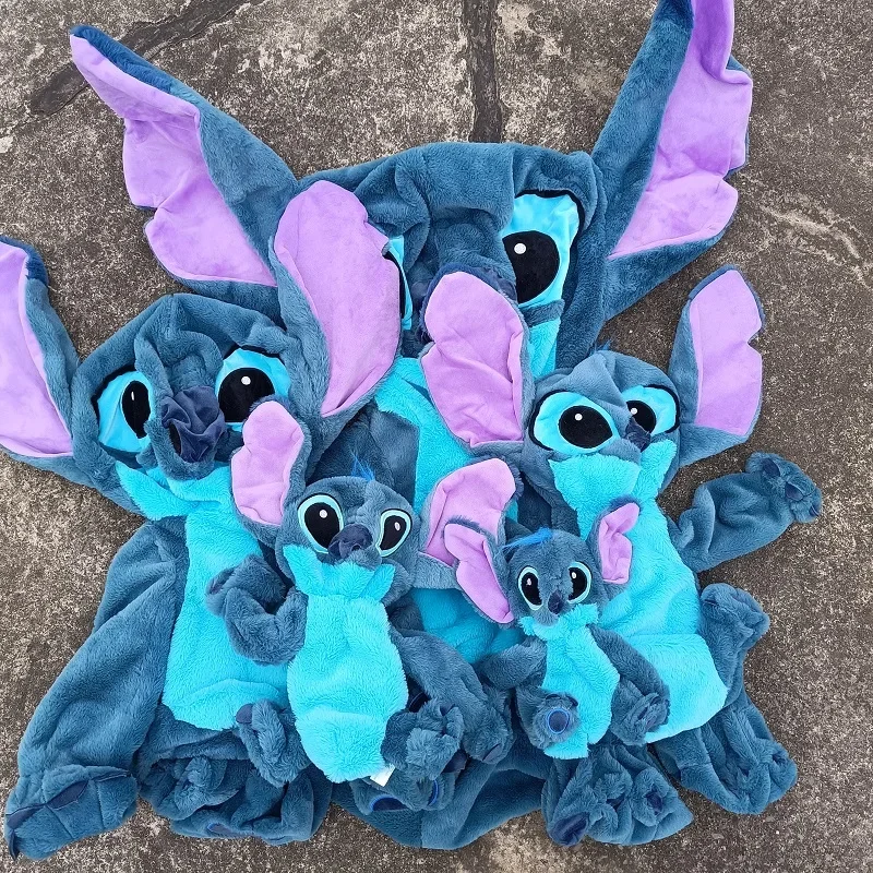 100Cm Disney Stitch Peluche Custodia In Pelle Fondina Anime Plushie Cute Large Doll Stich Non Farcito Semi-Finito Plushie Toys