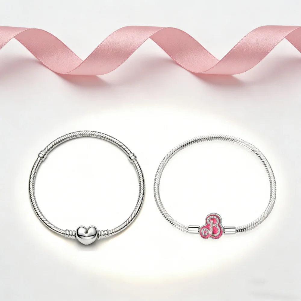 Fmrose Einhorn-Armbänder LOVE Herz 925 Sterling Silber Original-Armband Passend für Pan DIY Charms Perlen Damen Schmuck Geschenke – Detail 3