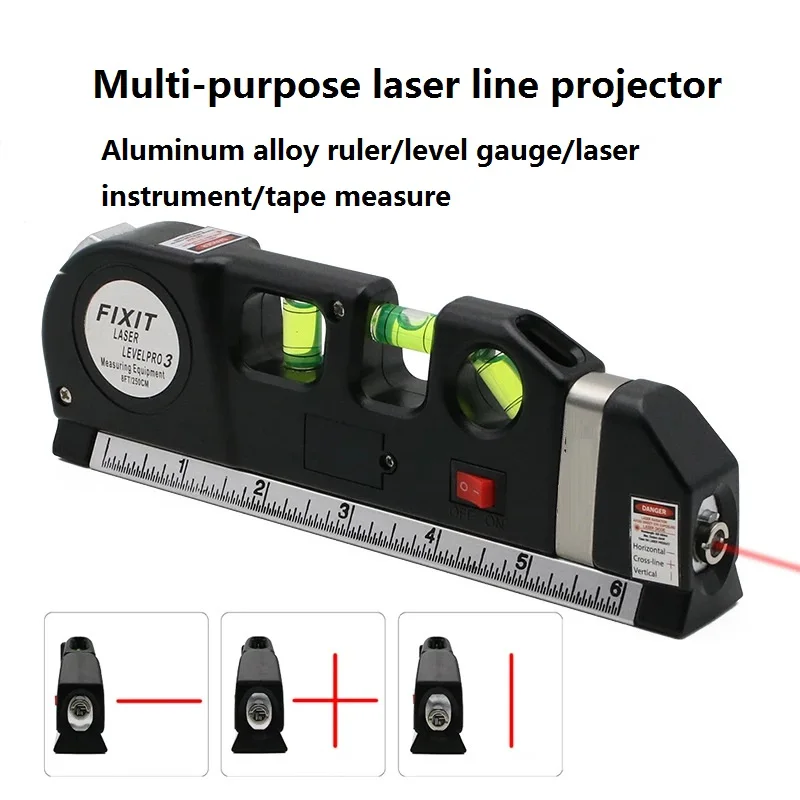 

Laser level multi-function infrared decoration marking level measuring tape tool