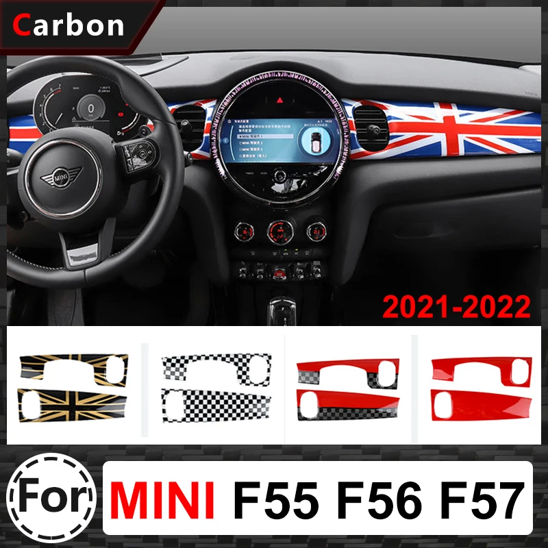 

Car Dashboard Trim Cover For 2022 MINI ONE Cooper S F55 F56 F57 Protection Sticker Interior Modification 2021 Accessories