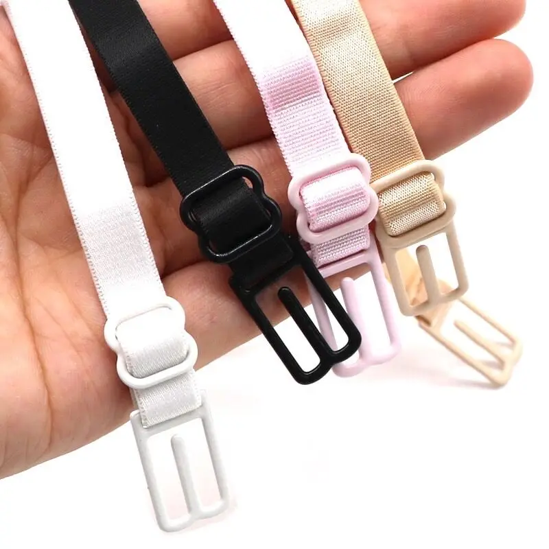 6 Pezzi Cinturini Reggiseno Antiscivolo - Bianco, Nero E Pelle, Regolabili Per Sport E Giorno - Foto 11