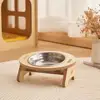 Pet Feeder Double Cat Food Bowl Dog Water Feeding Container Stainless Steel Dog Food Bow for Small Animal Cats pet products 4