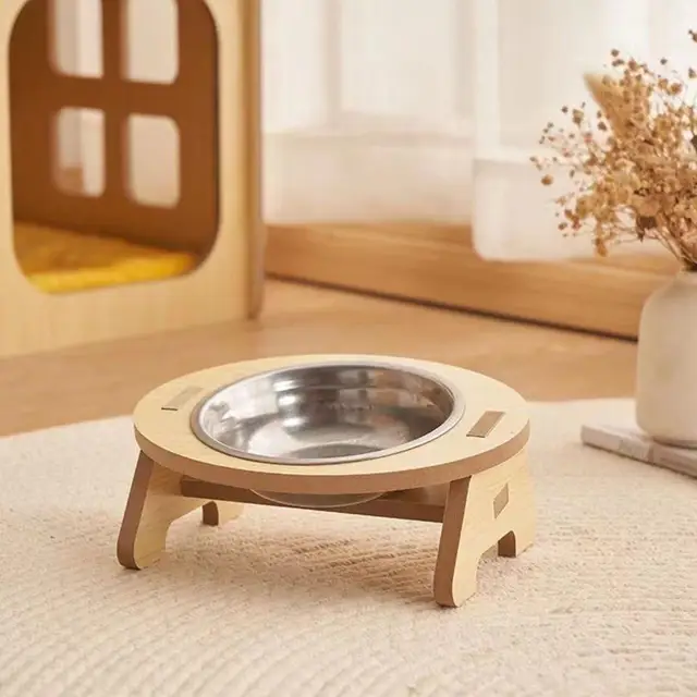 Pet Feeder Double Cat Food Bowl Dog Water Feeding Container Stainless Steel Dog Food Bow for Small Animal Cats pet products 4