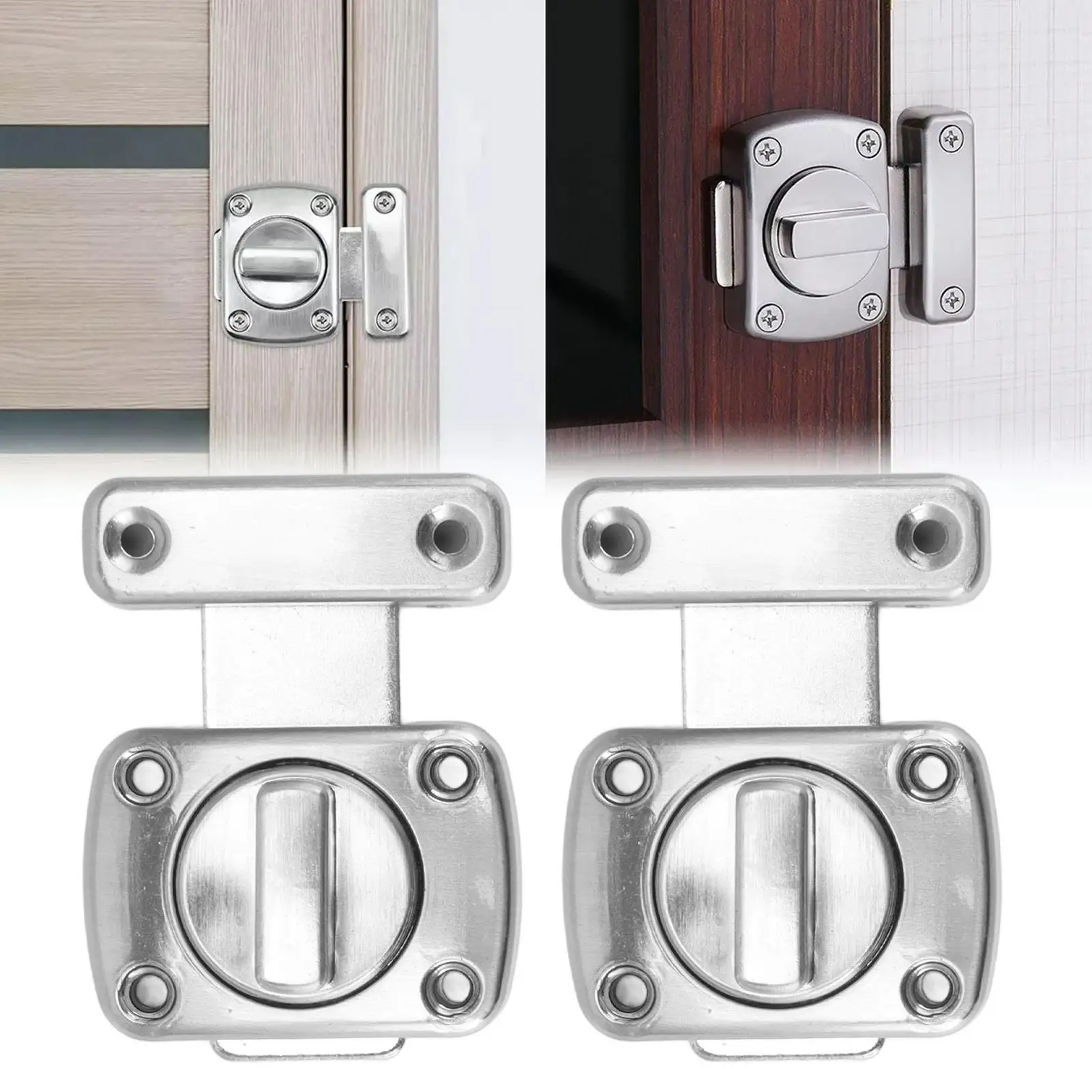 Stainless Steel Mini Door Latch for furniture Hardware Fittings Secure Rustproof Sturdy for Home Office or Bedroom