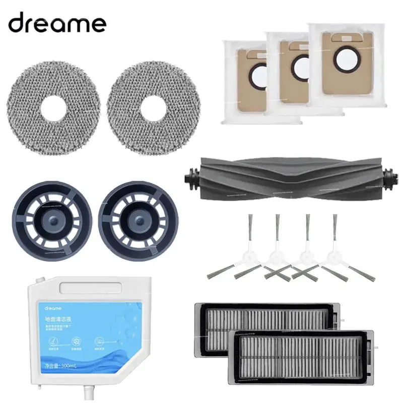 Dreame Bot L20 Ultra/X20 Pro Accessories Main Side Brush Hepa Filter Mop Dust Bag Robot Vacuum Cleaner Replacement Parts