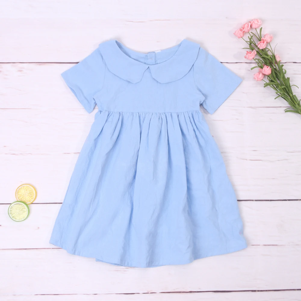 

Детская одежда с коротким рукавом и хлопковой льняной тканью