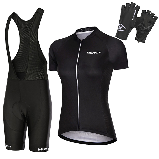 Women's Summer Suits With Shorts Anti-UV Mountain Bike Clothing For Bicycle Jersey Set Outdoor Sports Ladies MTB Dress
