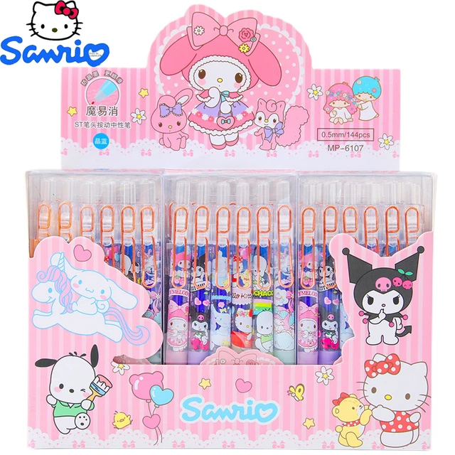 60pcs Sanrio Hello Kitty Neutral Pen Signature Gel Pen Writeing Roller Ball  Pen Office School Supplies Stationery Wholesale - Gel Pens - AliExpress