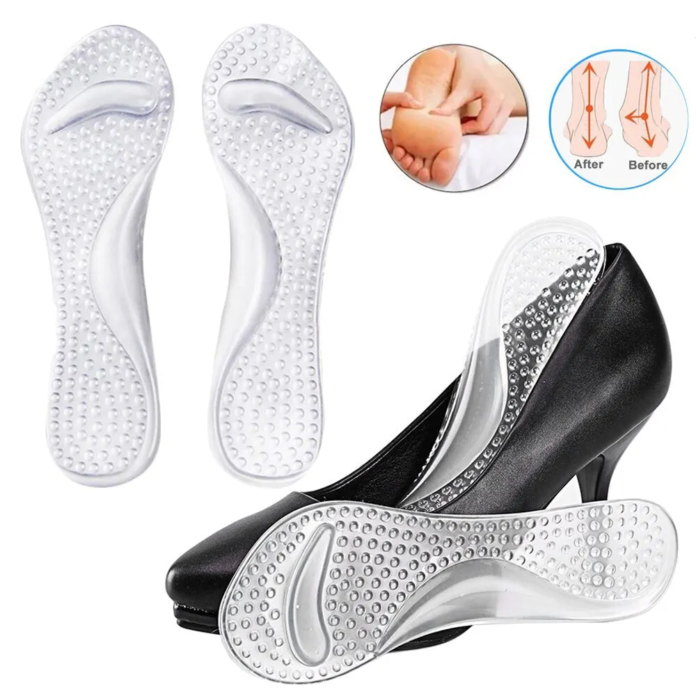 Orthopedic Insoles for Women Shoes Flat Feet Arch Support Silicone Gel