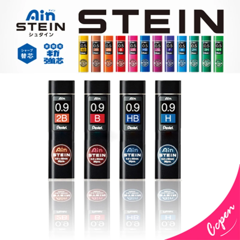 1PCS Japan PENTEL C275 Mechanical Pencil Refills Ain STEIN 0.3 0.5 0.7 0.9mm Art Supplies Pencil Refills Student Stationery 6