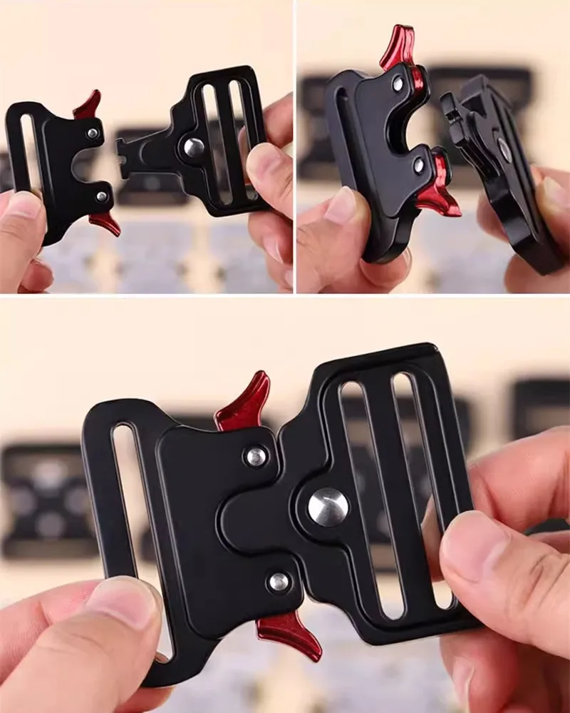 20 25 32 38 45 50mm Quick Release Tactical Buckle Set Automatic