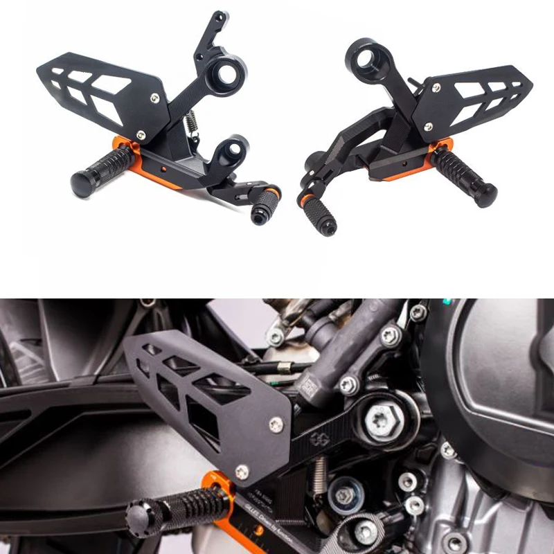 

Motorcycle Adjustable Foot Pegs Rearset For 890 Duke Rear Set Footrest Rearsets For Duke 790