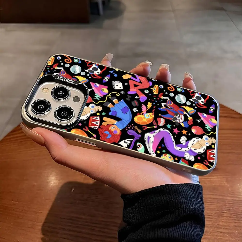 Sleek Silver Circus Phone Case