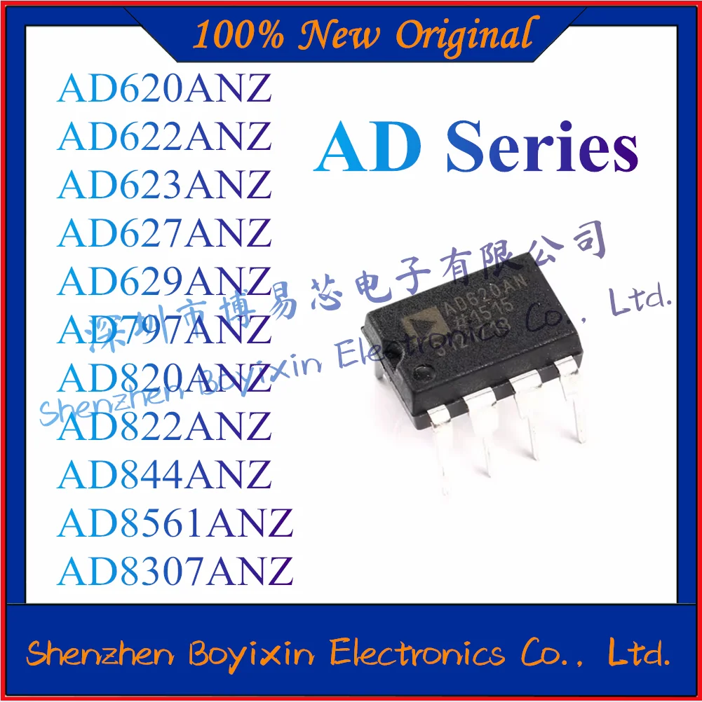 

AD620ANZ AD622ANZ AD623ANZ AD627ANZ AD629ANZ AD797ANZ AD820ANZ AD822ANZ AD844ANZ AD8307ANZ AD8561ANZ Low Power Amplifier Chip
