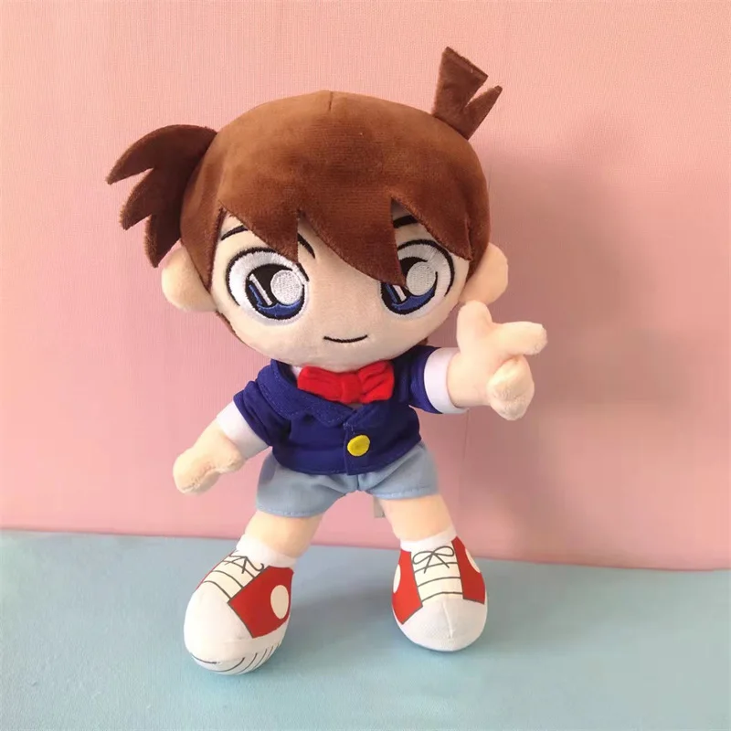 

Detective Conan Plushie Doll Conan Edogawa Plush Toy Stuffed Pillow Anime Manga Character Cosplay Props Accessories Fan Kid Gift