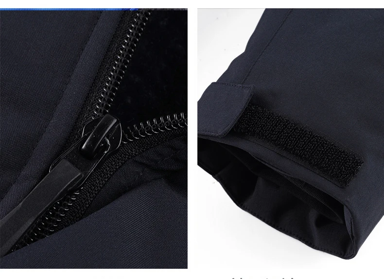Men Winter Jacket - Waterproof Windproof Thick Fleece Coat With Hood & Pockets